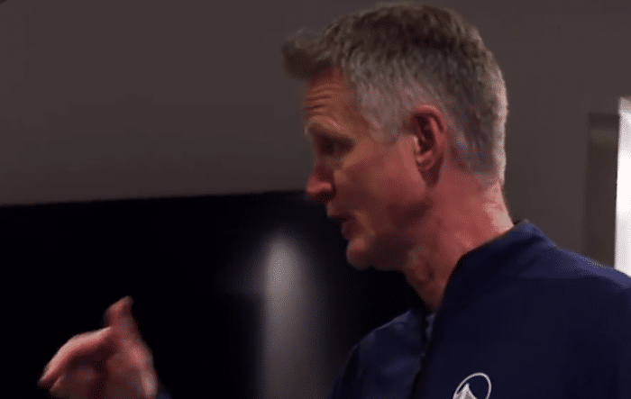 激情演讲！科尔赛后鼓舞全队，库里会心一笑，豪言夺得总冠军