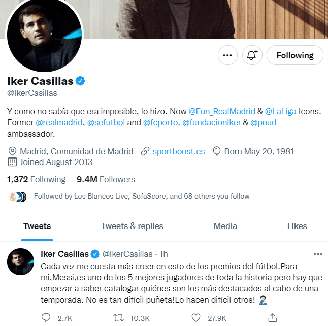 梅西获金球奖，卡西：越来越难相信这些足球奖项了