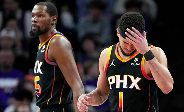 26分惨败！太阳变阵失效，杜兰特23+7难挽狂澜