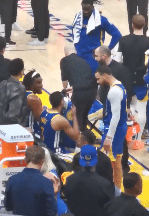 勇士G6不和谐一幕：普尔推开格林拒绝与其握手 库里生气上前说教