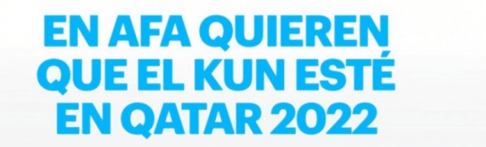 Tyc：阿足协想让阿圭罗以工作人员身份去世界杯