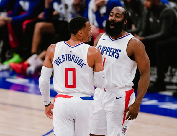 快船阵容巨变：哈登续，威少离，乔治前景不明