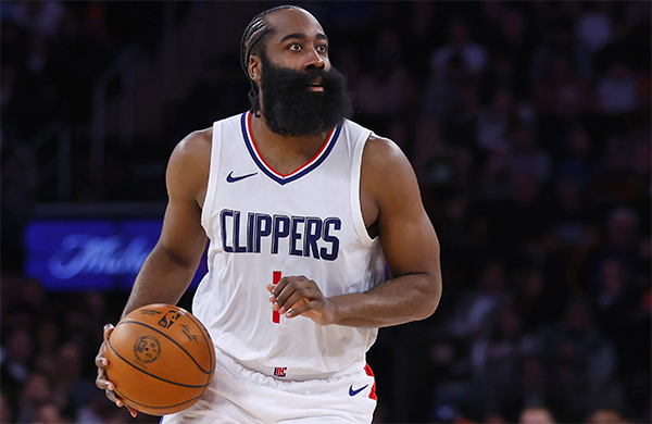 哈登愿终老快船！25281分超越米勒升到历史第22位 现役仅次詹杜