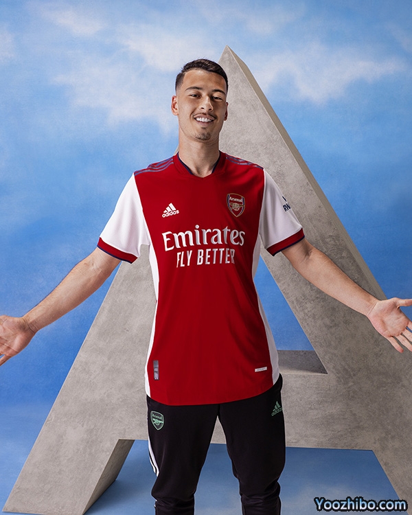 2021-22赛季阿森纳主客场及第二客场球衣一览