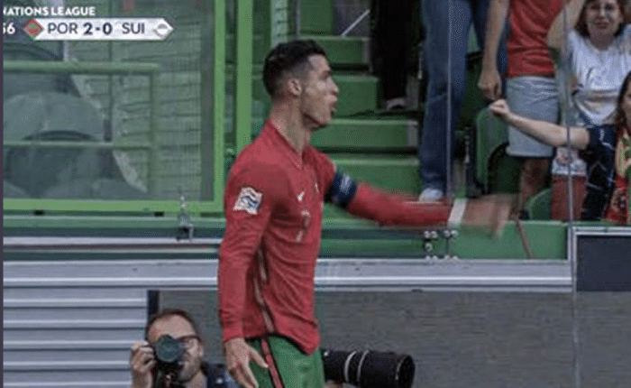 C罗梅开二度助葡萄牙4球大胜，继续刷新足坛纪录