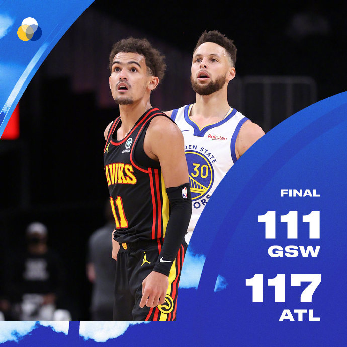 勇士111-117不敌老鹰 库里复出37分 卡佩拉24+18 佳丽25+10