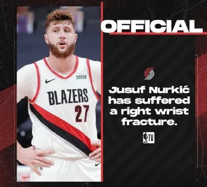 中锋骨折！二当家骨裂！开拓者实惨！安东尼又要被逼回到2年前