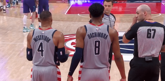 22+15+15！威少连续两场超神太疯狂，仅23分钟就轰三双+隔扣比永博！