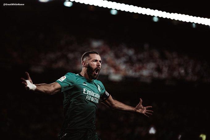 本泽马今年西甲打入24球，五大联赛仅次莱万