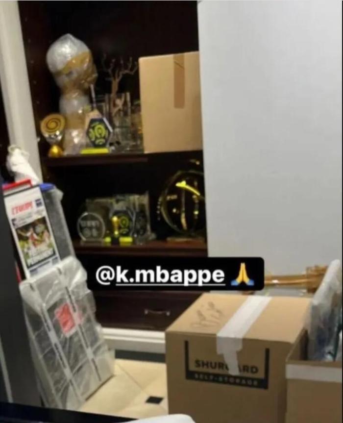 要去马德里了？朋友晒姆巴佩搬家的照片