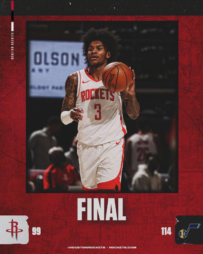 爵士114-99战胜火箭 米切尔28+7+8 波特27+8