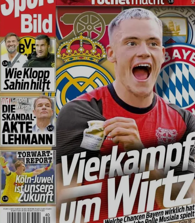 勒沃库森的维尔茨，欧洲豪门争抢的瑰宝