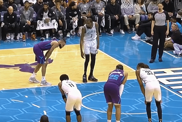 欧文19中15轰下50分，杀疯了！杜兰特完全不在状态，篮网胜黄蜂