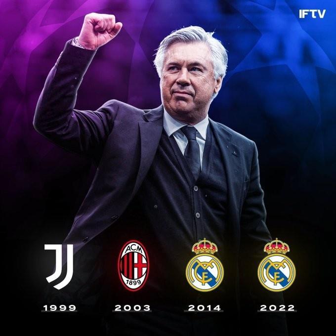 4个10年均杀入欧冠八强，安帅成为历史第一人