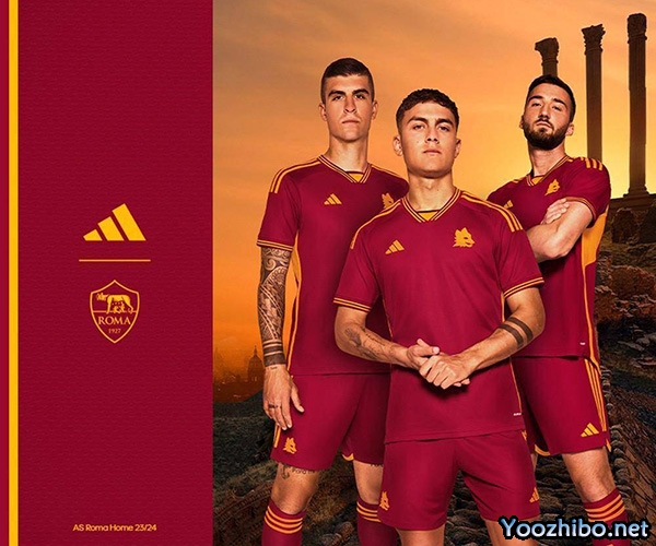 2023-24赛季罗马主客场球衣一览