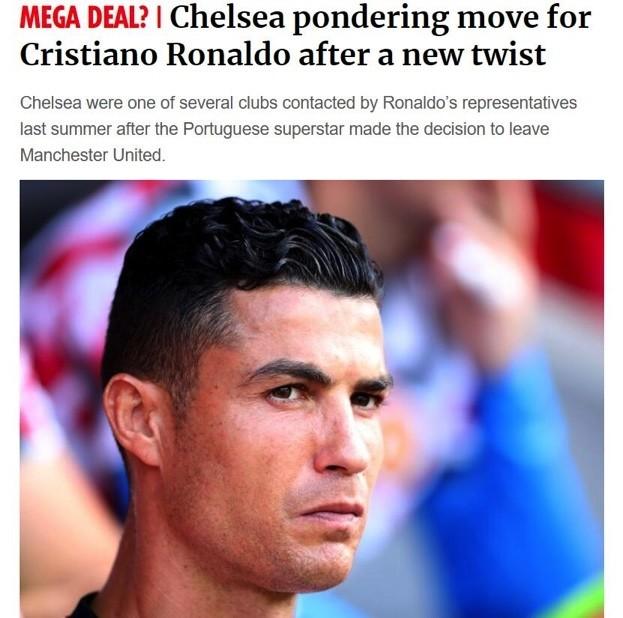 曝切尔西与C罗签半年+1年续约选项！曼联愿解约：队友视他为“麻烦”