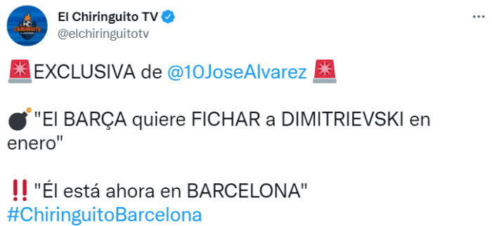 六台：巴萨有意在冬窗签下巴列卡诺的北马其顿国门