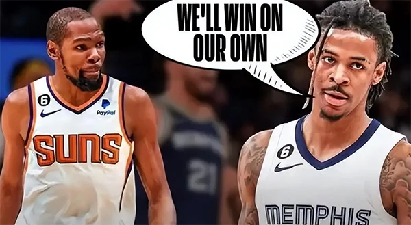 震撼！莫兰特360度上篮获杜兰特高度称赞：史上最强运动力体现