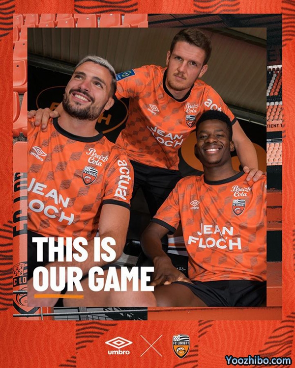 2022-23赛季洛里昂主客场及第二客场球衣一览