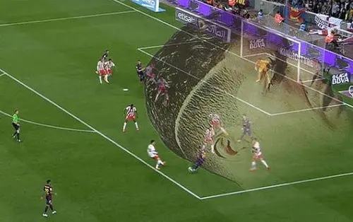 <a href=/qiuxing24zb/zuqiuzhibo/119.html target=_blank class=infotextkey>梅西</a>的弧线球就非常刁钻