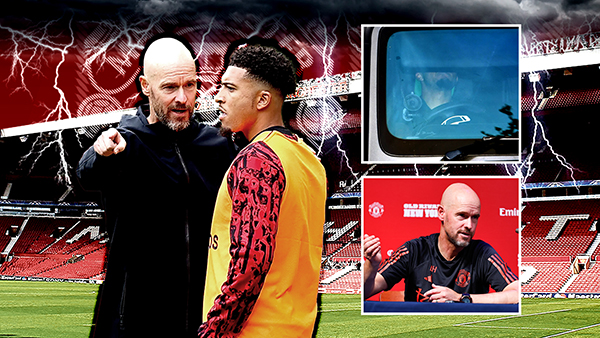 滕哈格痛斥曼联没文化必须严格！拒提桑乔名字，不知安东尼何时回归