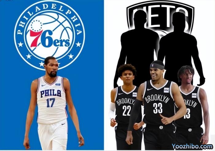 杜兰特1换5新方案出炉！76人超级三巨头冲冠，篮网新阵能走多远？