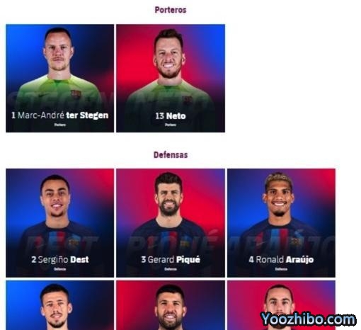 分别？登贝莱被巴萨官网移出一线队球员名单