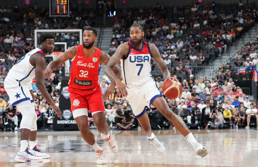 美国男篮继续备战世界杯： 下场大战东契奇领军的斯洛文尼亚