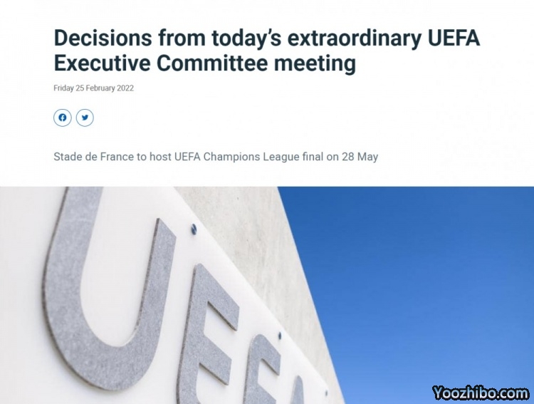 2022<a href=/zuqiuzhibo/ouguan/ target=_blank class=infotextkey>欧冠</a>决赛举办地更改