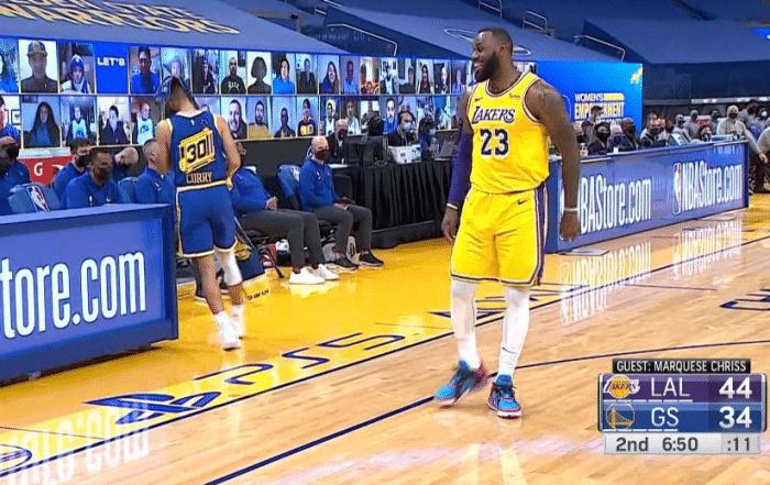 惨遭双杀！库里27分勇士溃败，老詹刷三双，球迷：强迫症舒服了