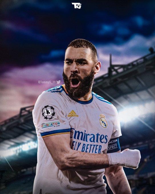 本泽马单赛季直接参与50球，职业生涯首次