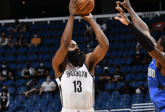 13.9%排名垫底！哈登全明星后三分比乌布雷还铁，场均近40分钟他累了