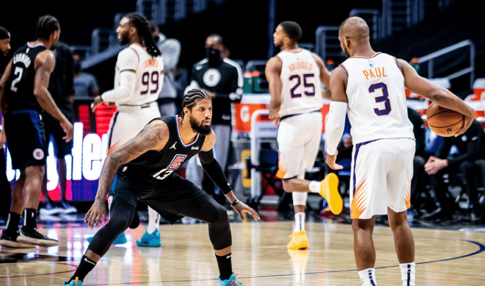 仇人相见！朗多五项数据完胜死敌保罗，正负值+24全场最高