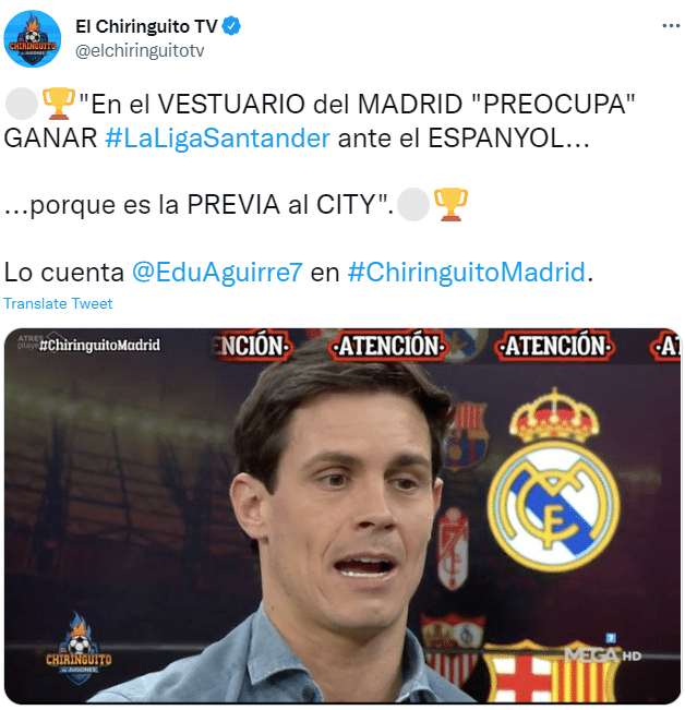 凡尔赛？记者：皇马担心提前夺西甲会影响欧冠表现