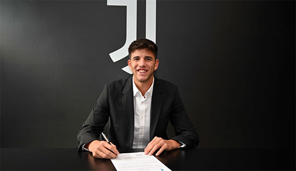 官方:尤文图斯签下20岁中后卫法昆多-冈萨雷斯