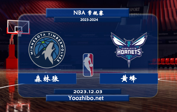 12月03日 NBA常规赛 森林狼vs黄蜂直播前瞻分析