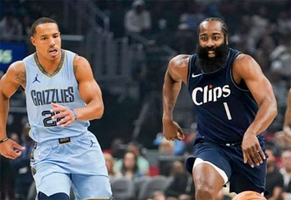 哈登成快船耻辱连败罪人：关键三分三不沾 在场狂输28分坑惨球队