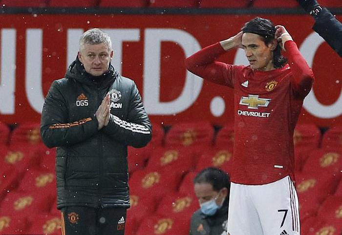 索帅承认卡瓦尼续签曼联取决于球员！再示好神锋，称夸奖他已词穷