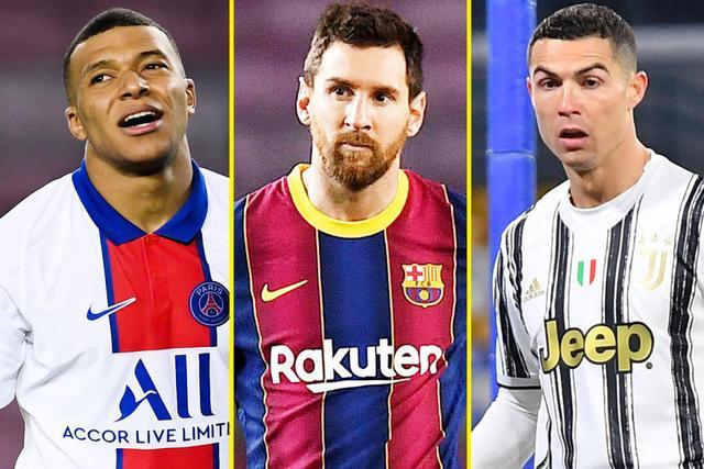 法媒：若姆巴佩离队，巴黎将签C罗和梅西中的一位