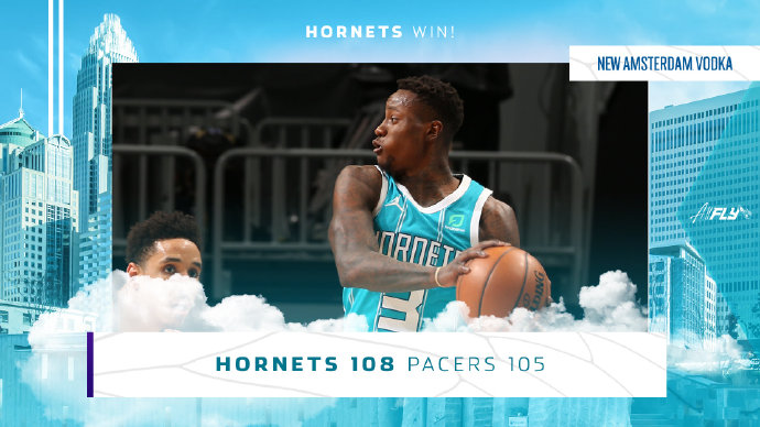 黄蜂108-105险胜步行者 华盛顿19+9 萨博尼斯22+11+6