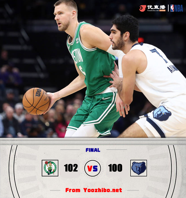 绿军102-100逆转灰熊 波津26+8+6帽&致命封盖 贝恩30+8