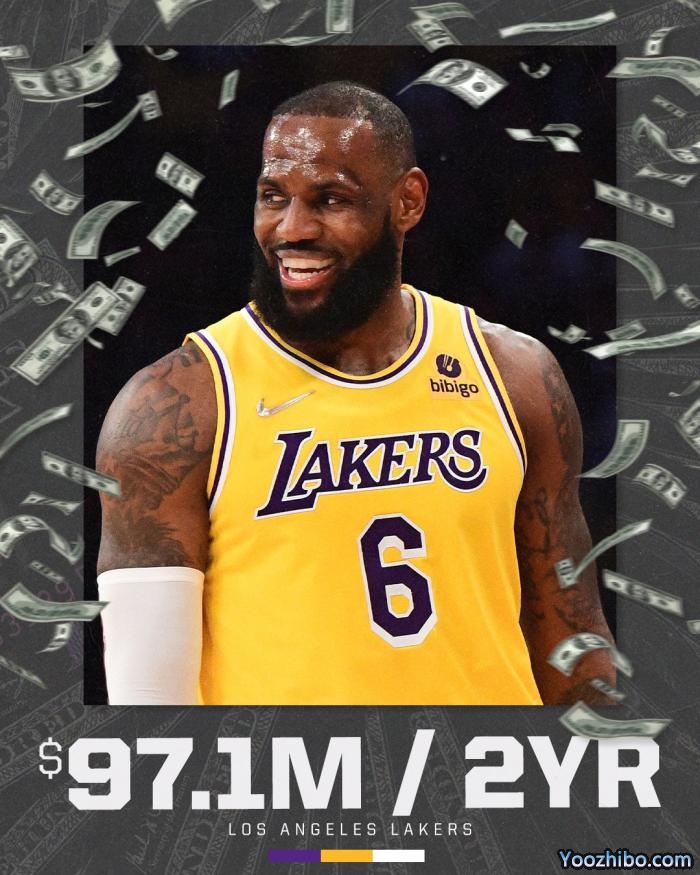 揭秘詹姆斯合同细节：最高1.11亿无交易否决权 连创历史第一纪录