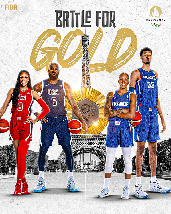 巴黎奥运男篮决赛：美国变阵，詹姆斯被看好夺 MVP