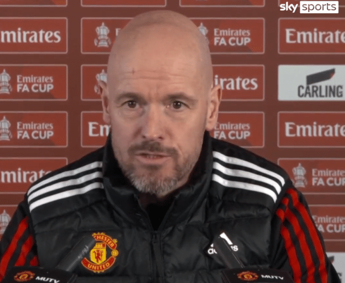 滕哈格称曼联开赛连败没慌，现在不考虑四冠王！马奎尔会发挥作用