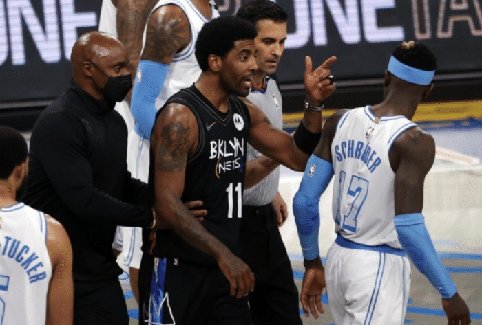 仅一夜，NBA开2万罚单！夺冠概率湖人压篮网！欧文任性原因出炉？