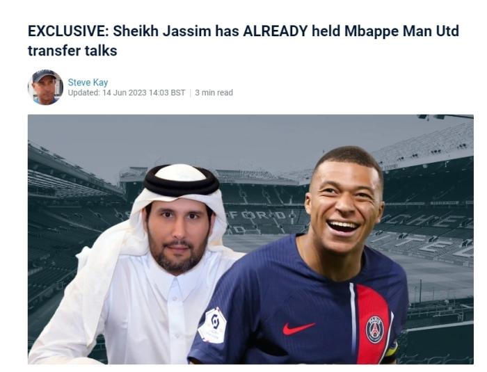 曝卡塔尔财团已与姆巴佩展开谈判！或成入主后首签