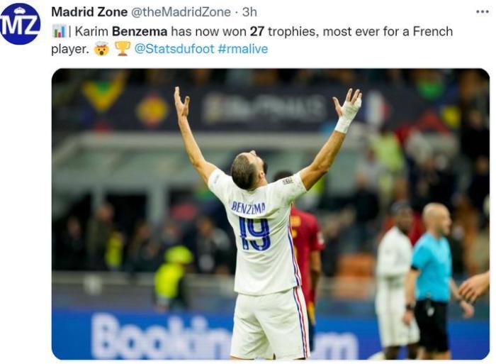 罗纳尔多：本泽马应该拿金球奖，他稳定输出10年