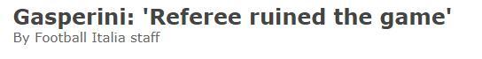 亚特兰大主帅: 裁判不会吹比赛的话就去换个工作吧