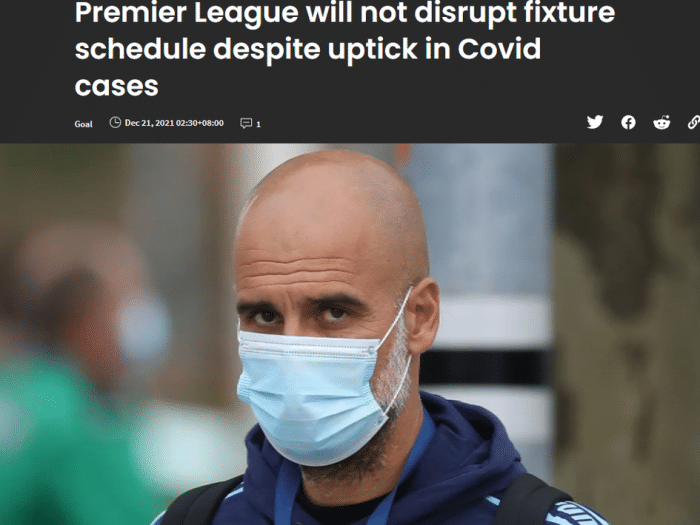 英超官方：各俱乐部讨论达成共识，联赛将继续进行