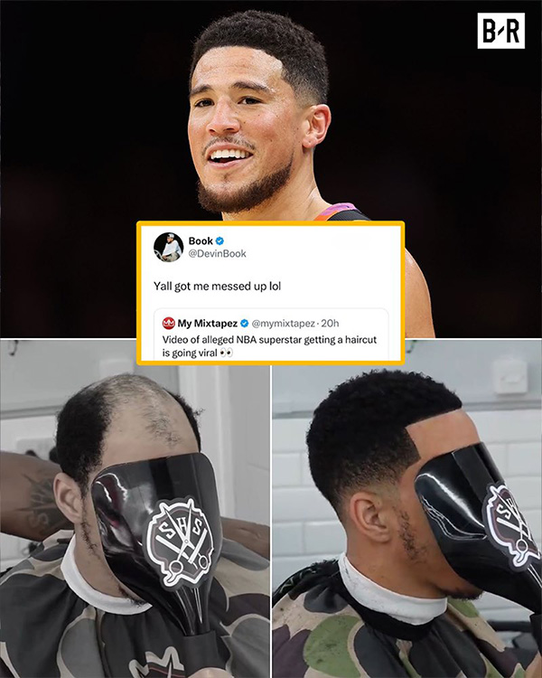 布克揭露NBA秃顶真相：假发成为必备神器